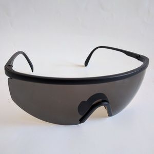 NWOT TruVintage 90's blade semi-rimless smoke polycarbonate lens sunglasses
